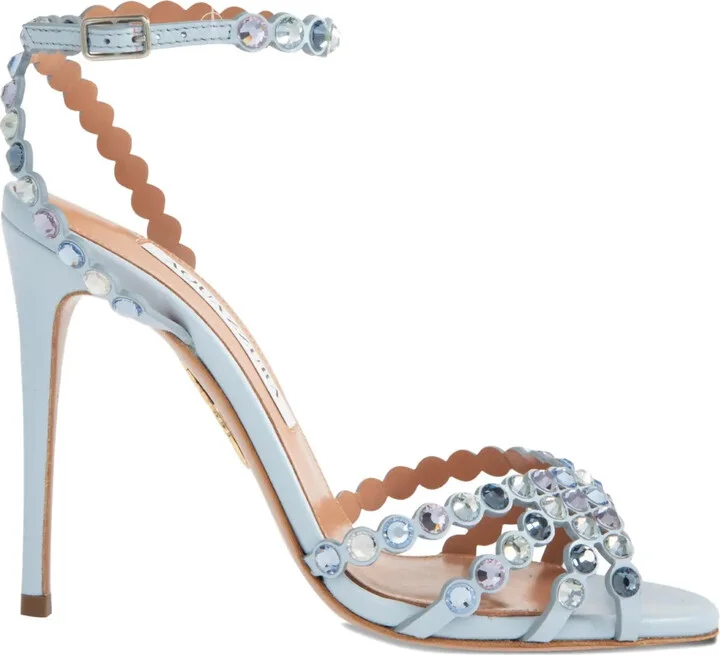 105mm Tequila crystal-embellished sandals