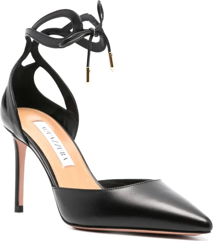 105mm Tessa leather pumps - Image 2