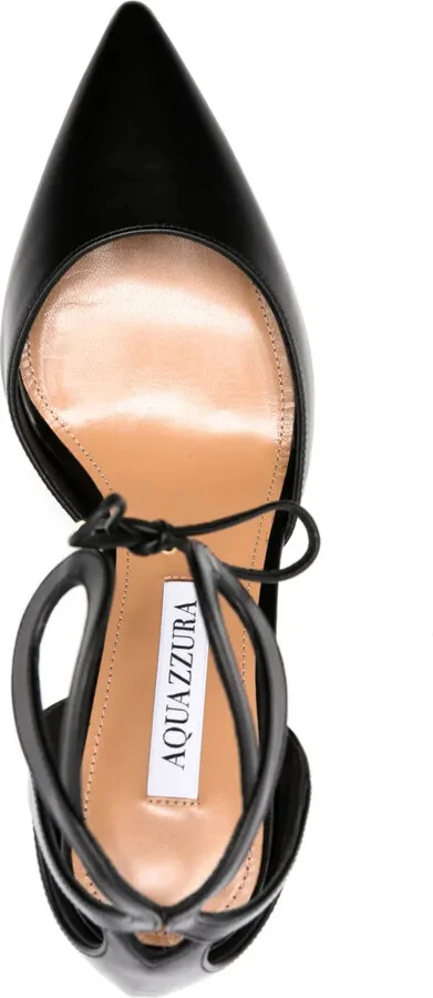 105mm Tessa leather pumps - Image 4