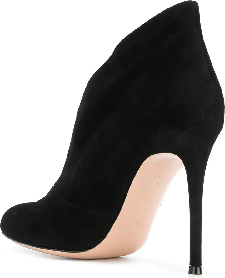 105mm Vamp suede pumps - Image 3