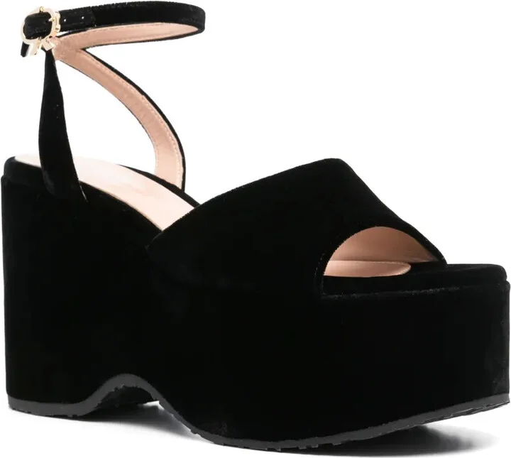 105mm Velvet Sandals - Image 2