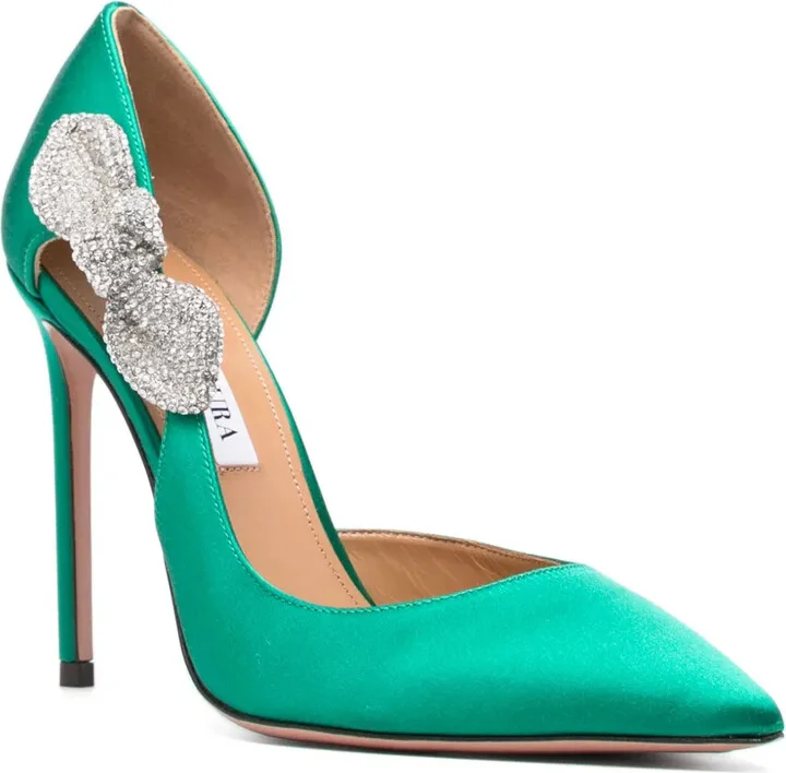 105mm Very Bow Tie Crystal pumps - Image 2