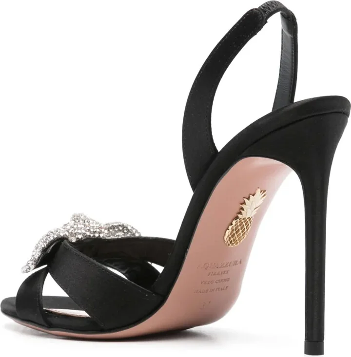 105mm Very Bow Tie Crystal sandals - Image 3