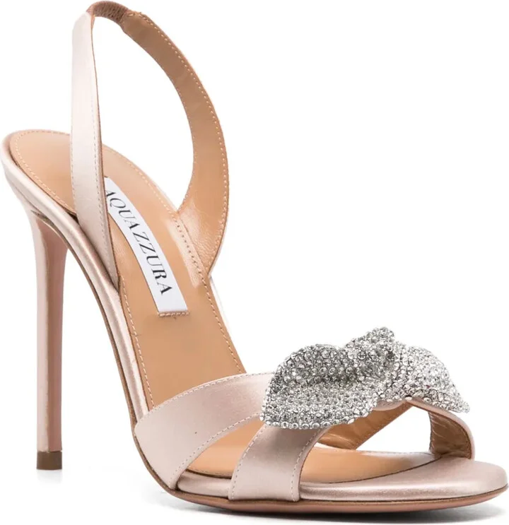 105mm Very Bow Tie Crystal sandals - Image 2