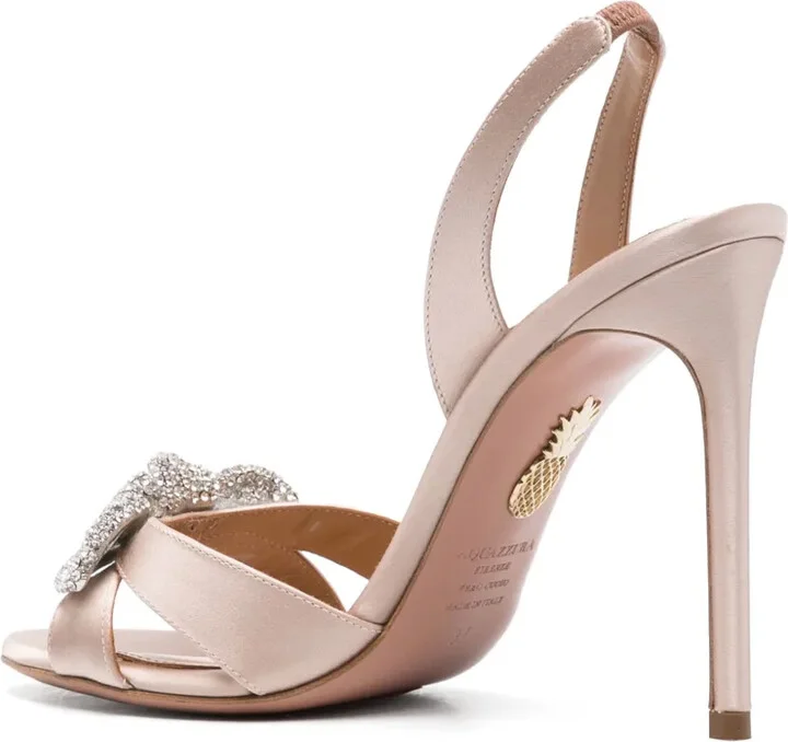 105mm Very Bow Tie Crystal sandals - Image 3