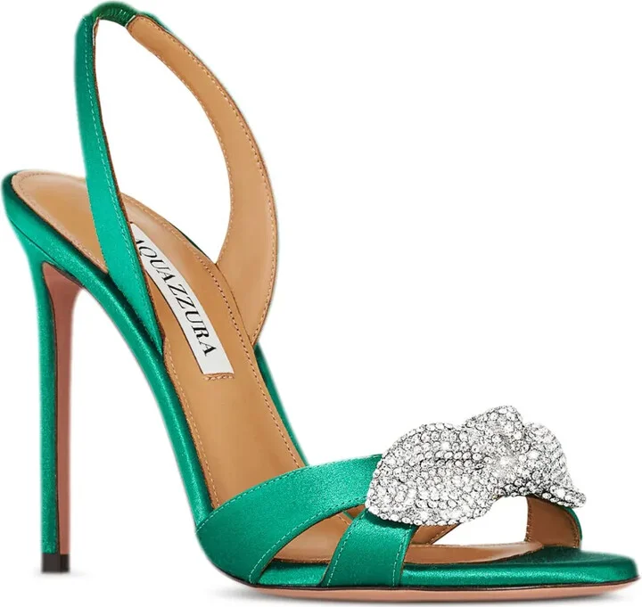 105mm Very Bow Tie Crystal sandals - Image 2