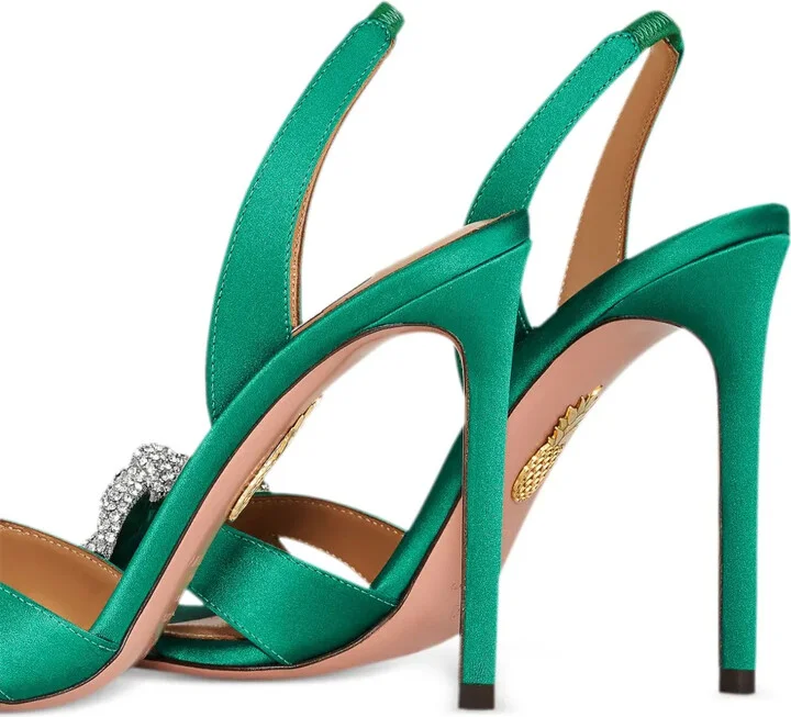 105mm Very Bow Tie Crystal sandals - Image 3