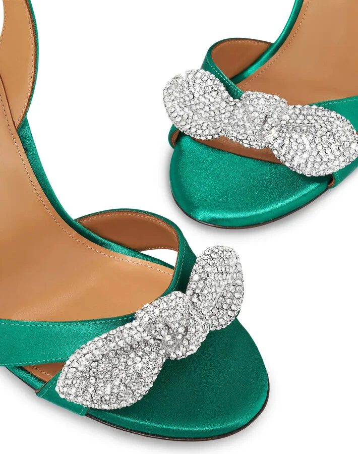 105mm Very Bow Tie Crystal sandals - Image 4