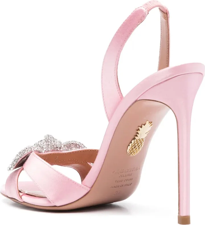 105mm Very Bow Tie Crystal sandals - Image 3
