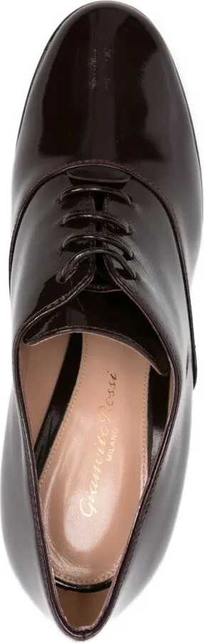 105mm Vicky lace-up platform pumps - Image 4