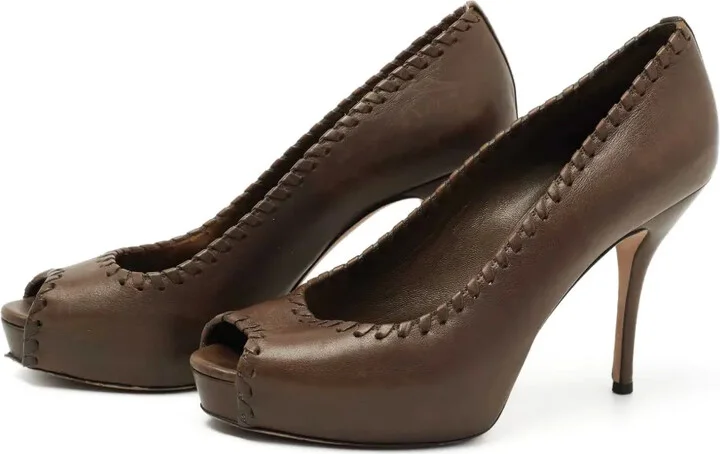 105mm Whipstitch-Trim Pumps - Image 2