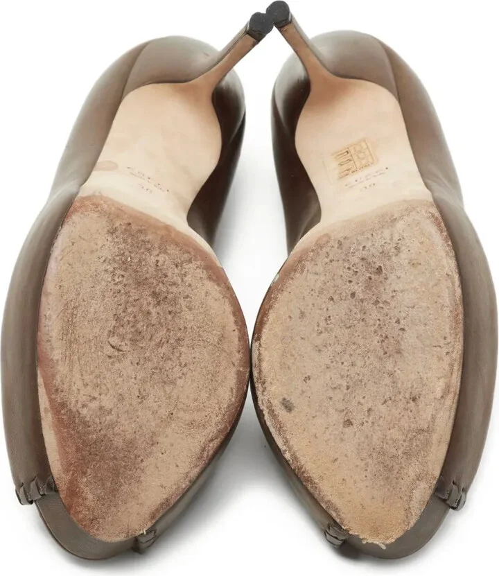 105mm Whipstitch-Trim Pumps - Image 4