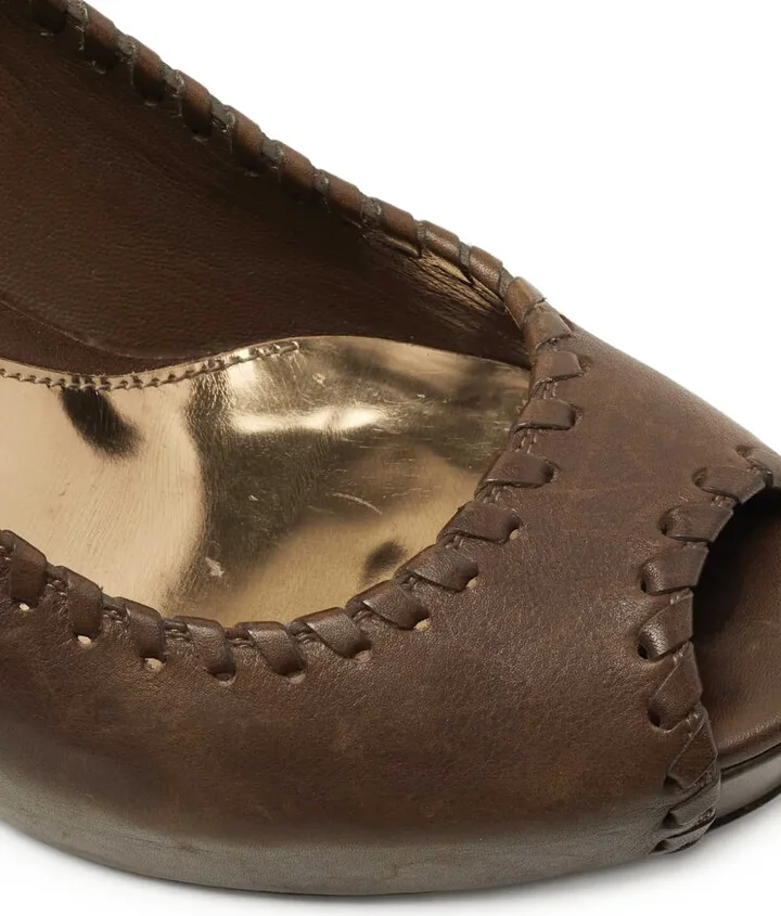 105mm Whipstitch-Trim Pumps - Image 5