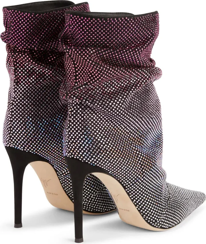 105mm Yunah Crystal slouchy boots - Image 3