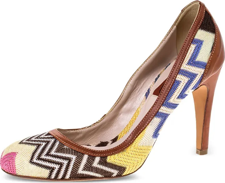 105mm Zigzag-Knit Pumps - Image 2