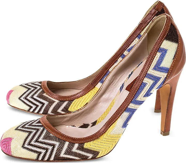 105mm Zigzag-Knit Pumps - Image 3
