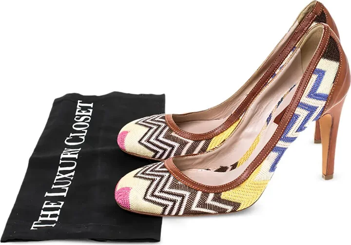 105mm Zigzag-Knit Pumps - Image 5