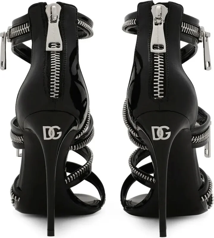 105mm Zip-Detail Sandals - Image 3