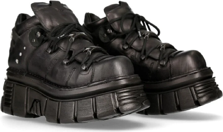 106N-S52 Tower Metallic Punk Shoes
