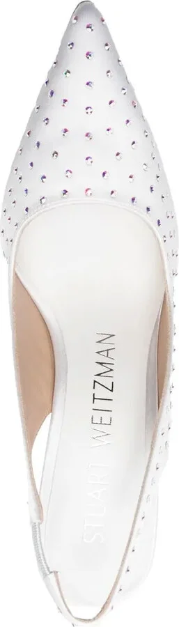 107mm Stud-Detail Leather Pumps - Image 4
