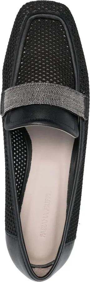 10mm Mesh Square-Toe Loafers - Image 4