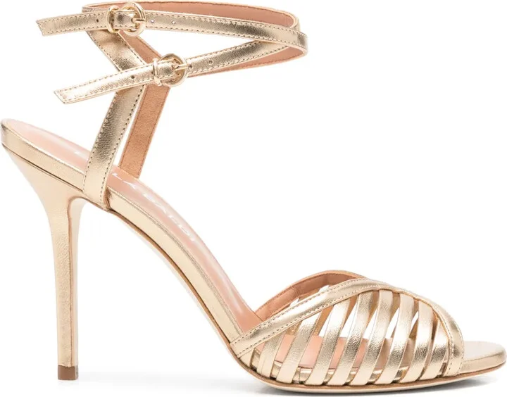 10mm Metallic-Effect Sandals