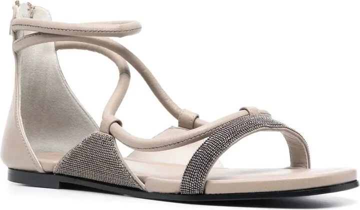 10mm Open-Toe Crystal-Embellished Sandals - Image 2