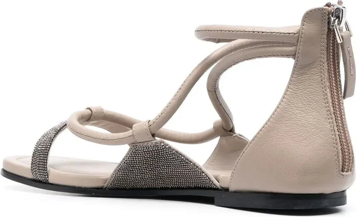 10mm Open-Toe Crystal-Embellished Sandals - Image 3