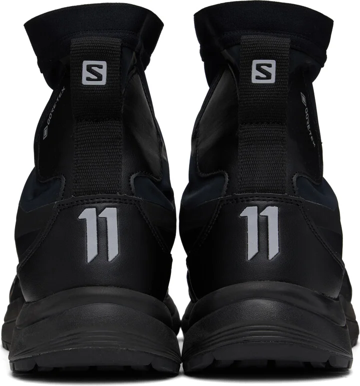 11 by Boris Bidjan Saberi Black Salomon Edition Bamba 2 High GTX Sneakers - Image 2