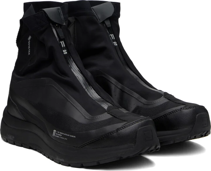 11 by Boris Bidjan Saberi Black Salomon Edition Bamba 2 High GTX V2 Sneakers - Image 4
