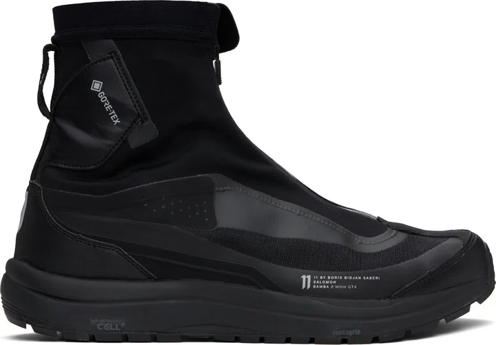 11 by Boris Bidjan Saberi Black Salomon Edition Bamba 2 High GTX V2 Sneakers