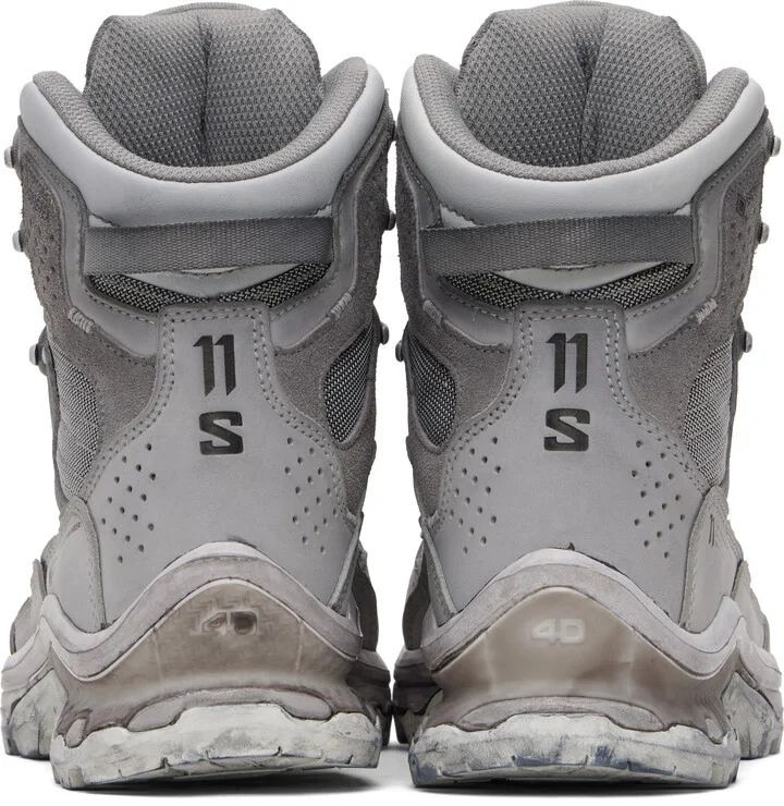 11 by Boris Bidjan Saberi Gray Salomon Edition 2 GTX Boots - Image 2