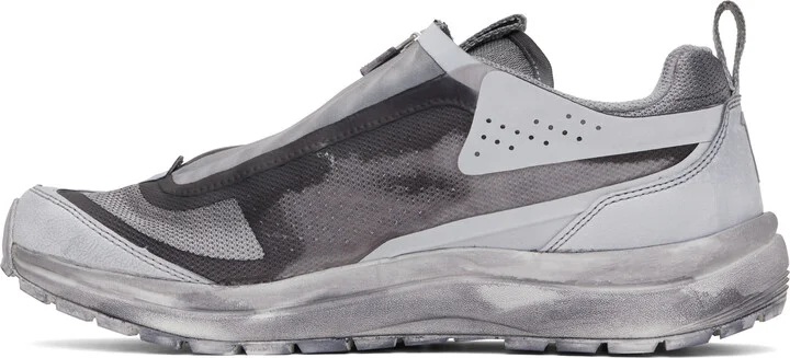 11 by Boris Bidjan Saberi Gray Salomon Edition Bamba 2 Low V2 Sneakers - Image 3