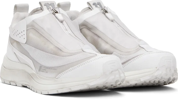 11 by Boris Bidjan Saberi Gray Salomon Edition Bamba 2 Low V2 Sneakers - Image 4