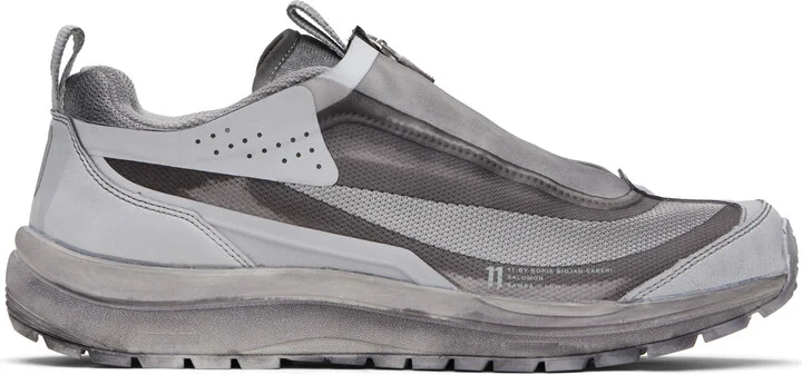 11 by Boris Bidjan Saberi Gray Salomon Edition Bamba 2 Low V2 Sneakers