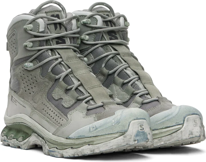 11 by Boris Bidjan Saberi Green Salomon Edition 2 GTX Boots - Image 4