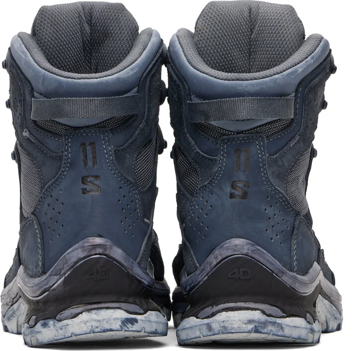 11 by Boris Bidjan Saberi Navy Salomon Edition 2 GTX Boots - Image 2
