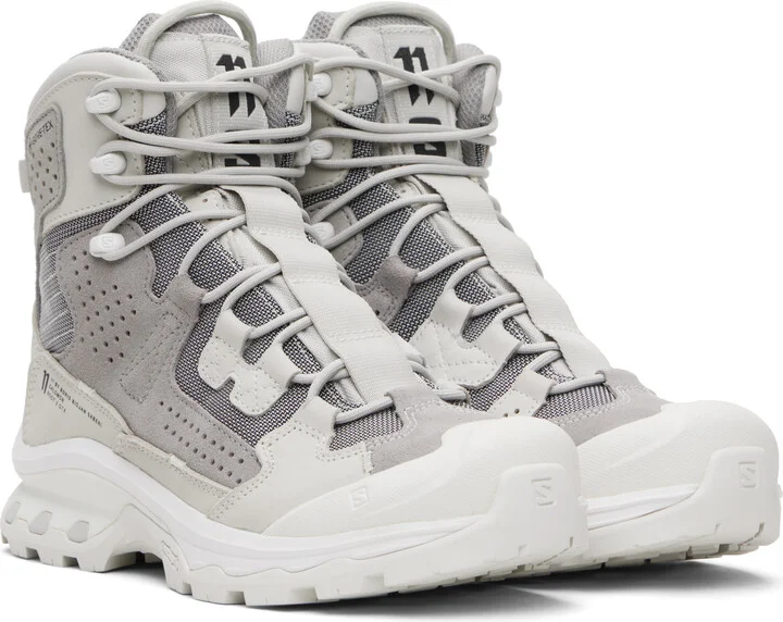 11 by Boris Bidjan Saberi White Salomon Edition 2 GTX Boots - Image 4