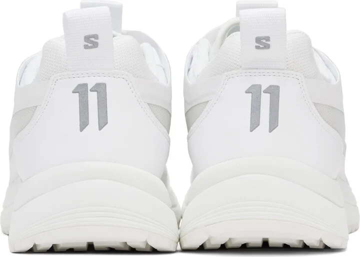 11 by Boris Bidjan Saberi White Salomon Edition Bamba 2 Low V2 Sneakers - Image 2