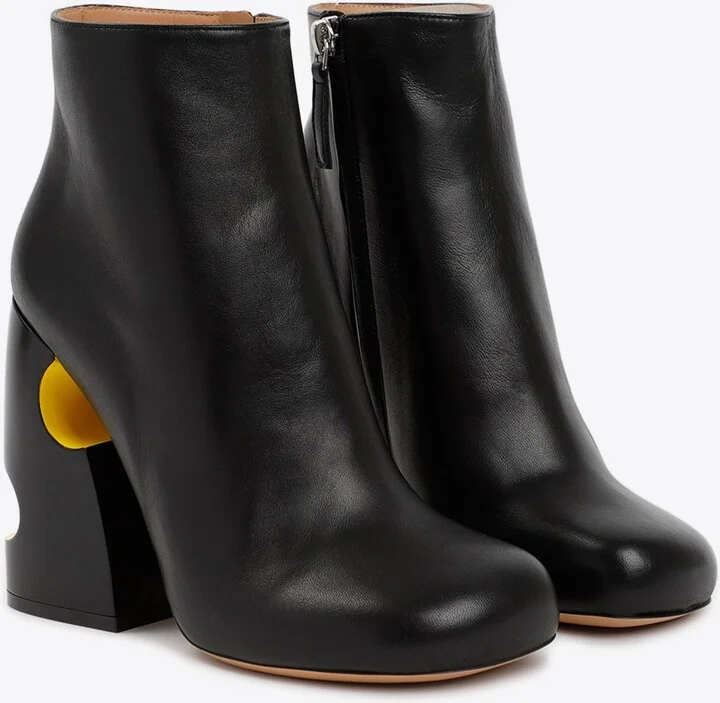 110 Meteor Block Ankle Boots in Nappa Leather - Image 2