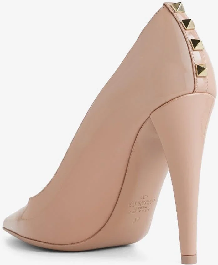 110 Patent Leather Rockstud Pumps - Image 2