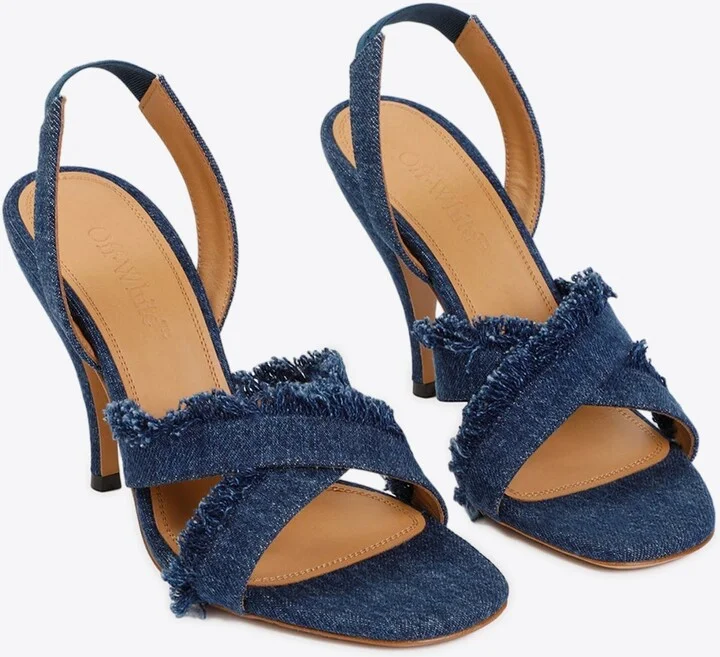 110 Slingback Denim Sandals - Image 2