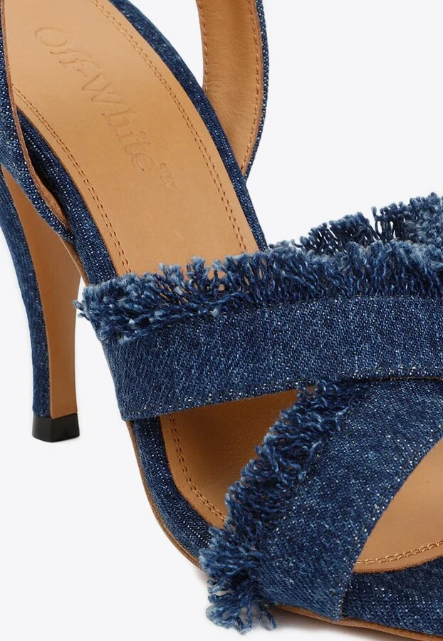 110 Slingback Denim Sandals - Image 3