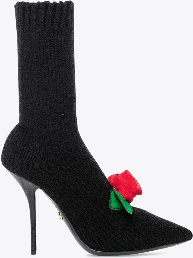 110 Sock-Like Mid-Calf Boots