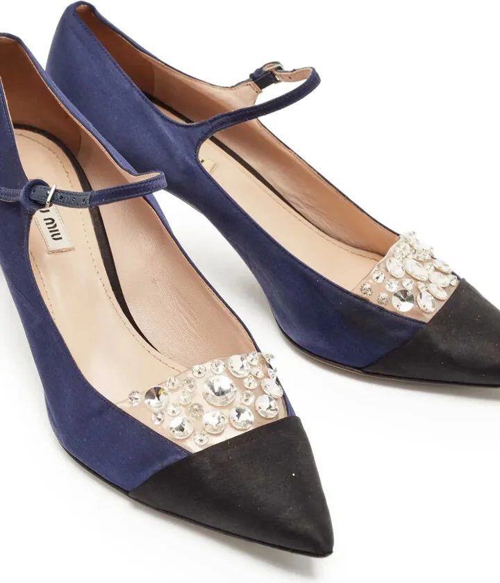110m Crystal-Embellished Pumps - Image 2