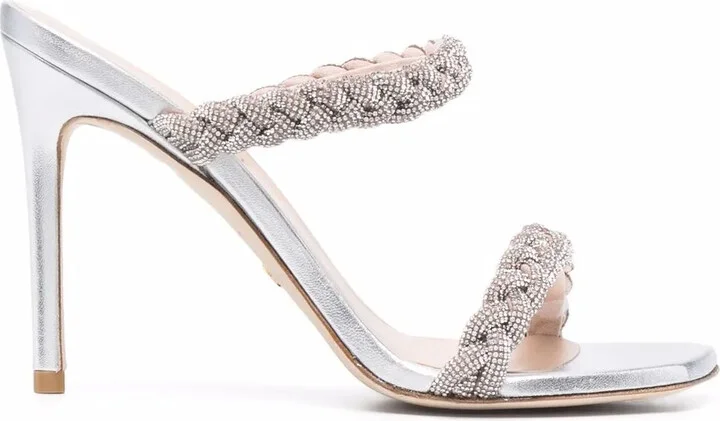 110mm Addison jewelled stiletto sandals