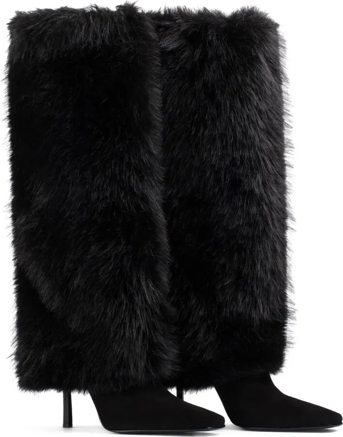 110mm Andy calf-suede knee-high boots - Image 2