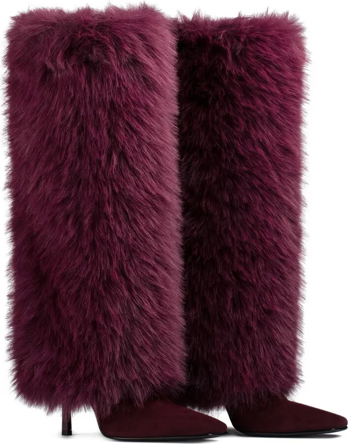 110mm Andy suede cuffed boots - Image 2