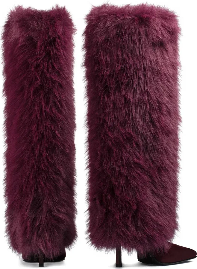 110mm Andy suede cuffed boots - Image 3