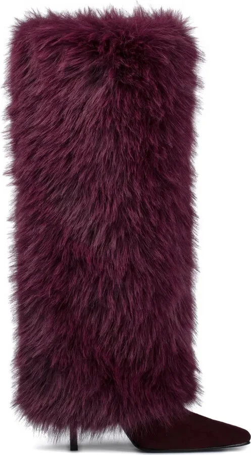 110mm Andy suede cuffed boots